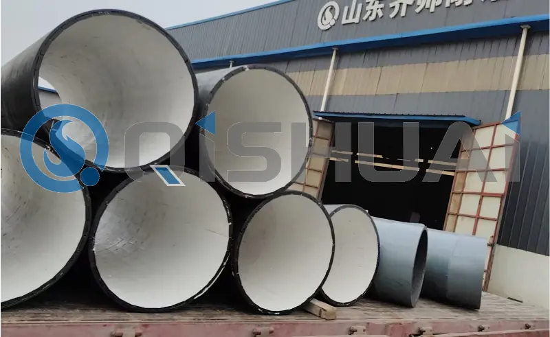 Shandong Qishuai Ceramic Liner Pipes များ တင်ပို့ရောင်းချခြင်း- အရည်အသွေးအားဖြင့် စက်မှုပစ္စည်းများအပေါ် ခိုင်ခံ့သော ကာကွယ်ရေးကို တည်ဆောက်ခြင်း