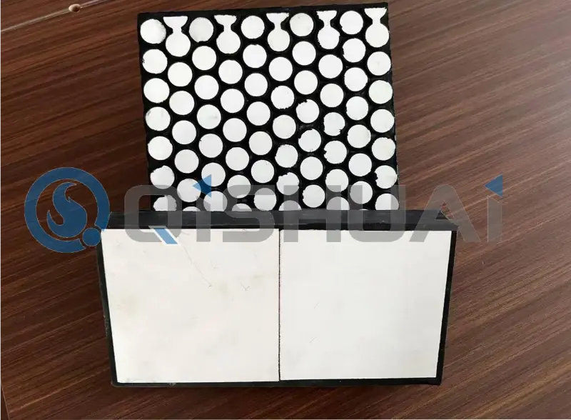Ceramic Rubber Embedded Steel Liners- အစုလိုက် ပစ္စည်းပို့ဆောင်ခြင်းအတွက် ပရီမီယံ Wear-resistant Solution